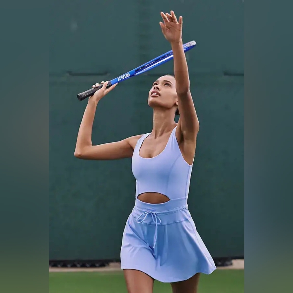 NWOT L*Space x Anthropologie Patterson Cutout Tennis Dress